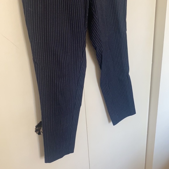 2 for $20 HIGH WAISTED NAVY/WHITE STRIPPED PANTS - Picture 4 of 6
